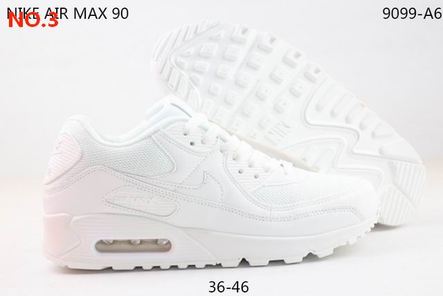 Nike Air Max 90 Mens Shoes White NO.3;